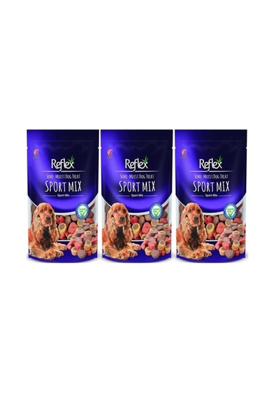 Yarı Yumuşak Sport Mix Köpek Ödül Maması, 150 Gr, 3 Adet