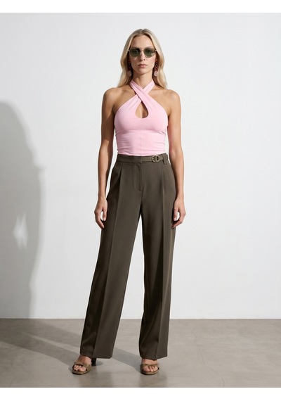 DİLVİN 21267 Halter Top-toz Pembe