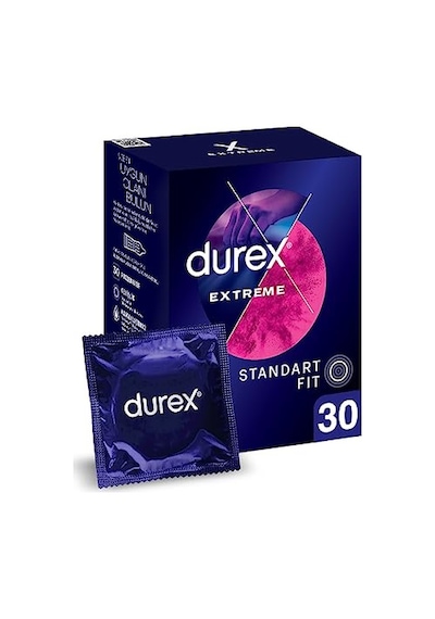 Durex Extreme 30'li Geciktiricili Ve Tırtıklı Prezervatif
