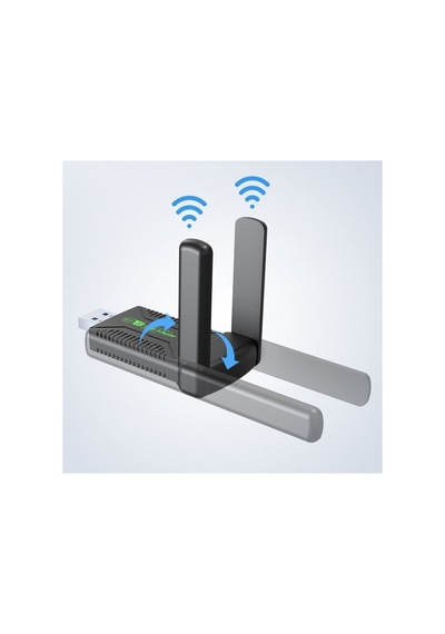 2.4g/5ghz 1300mbps Wifi Usb3.0 Adaptörü Wi-fi Dongle Alıcısı Yüksek Hızlı Sürücüsüz