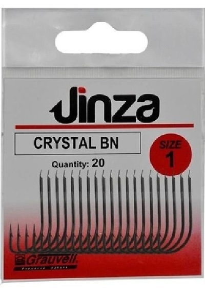 Jinza 57020 Crystal Bn Siyah Olta İğnesi 20 Li Paket No:2 - Standart