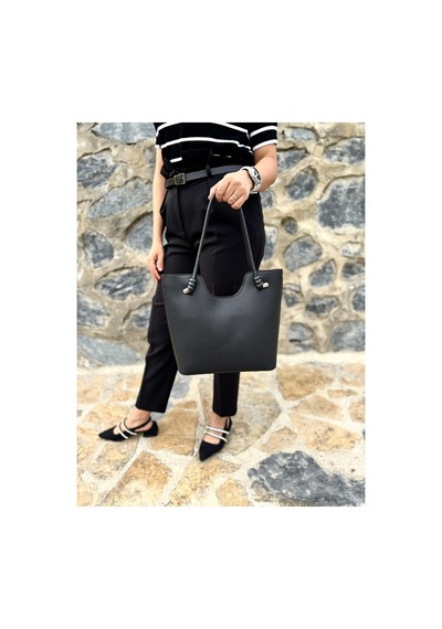 Just Polo Kadın Yeni Sezon El Ve Omuz Çantası Ebat : 20 X 24 Cm Lacivert - Taba 31237146