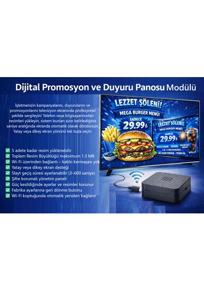 Dijital Promosyon Ve Duyuru Panosu