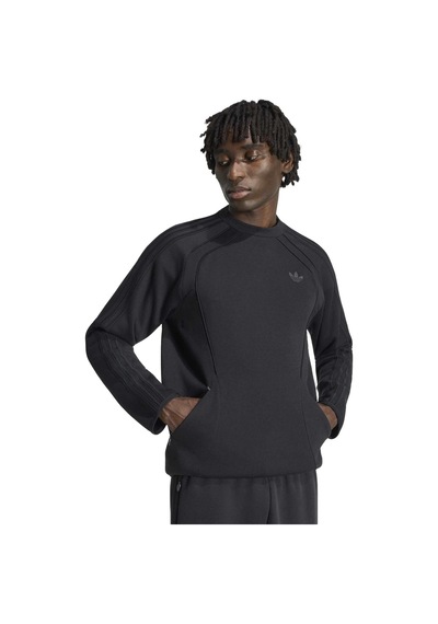 Black Adidas Erkek Günlük Sweatshirt Spacer Crew Kt4424 siyah