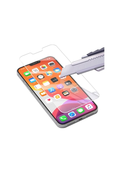 Apple Uyumlu   iPhone 12 Mini Matte Hd Tempered Cam Ekran Koruyucu Şeffaf
