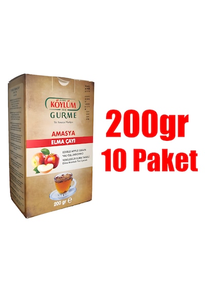 Köylüm Gurme Amasya Doğal Elma Çayı 200 Gr / 10 Adet