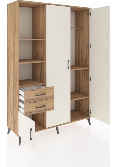 Hyperion Dolap 5 Raflı 2 Çekmeceli Tek Askılı 132x44x195 Çam-aytaşı/çam Aytası/atlas Çam - Atlas Çam Hyperion Dolap 5 Raflı 2 Çekmeceli Tek Askılı 132x44x195 Çam-aytaşı/çam Aytası/atlas Çam - Atlas Çam