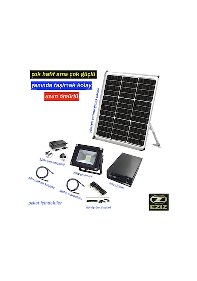 solar güneş enerjili solar jeneratör EZIZ marka