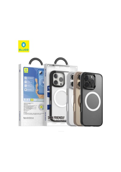 Apple Uyumlu iPhone Blueo 16 Pro Gold Skin friendly Anti drop Magnetic