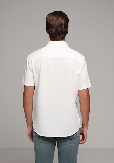 Colin's Colins Regular Fit Shirt Neck Düz Erkek Beyaz Uzun Kol Gömlek Cl1080098 Q1.v2 Ofw