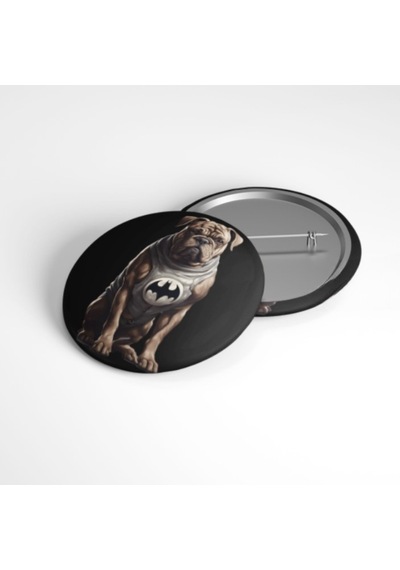 Bulldog - 58mm Rozet - No.07 Çok Renkli