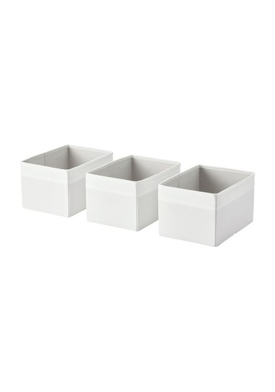 Ikea Dröna Kutu, Beyaz, 18x25x15 Cm