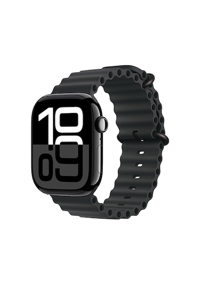 Watch 10 42mm Uyumlu Zore Krd-75 Silikon Kordon-mat Siyah
