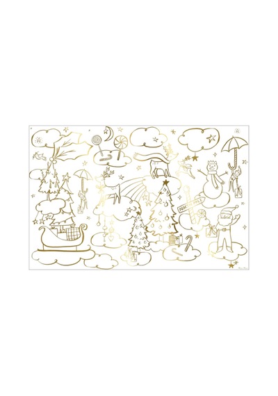 Meri Meri - Christmas Colouring Posters - Yeni Yıl Boyama Posterleri - 2'li 0 - 99