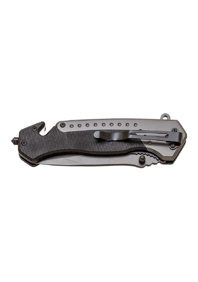 Joker Pro-10019 Titanium Coating G10 Rescue Kamp Çakı Gri