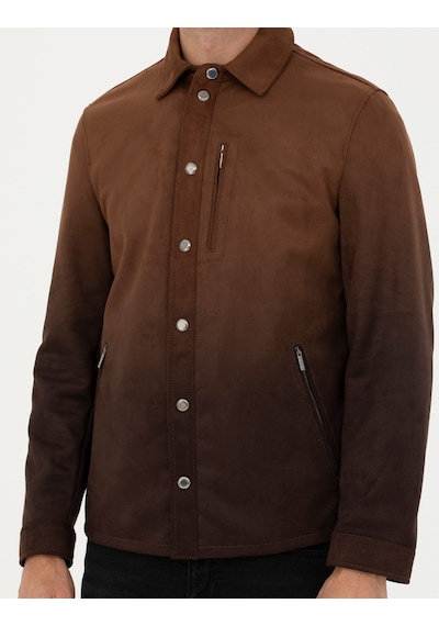 Pierre Cardin Erkek Kahverengi Deri Mont-kaban 50280331-400 Kahverengi