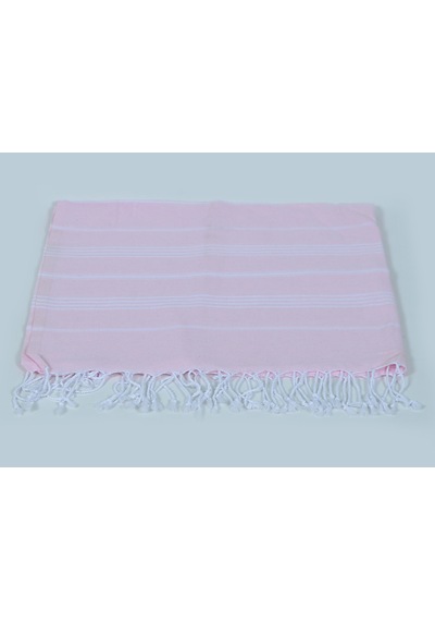 Sultan Peştemal (Pembe) %100 Pamuk 90x180 Cekme Yapmaz Banyo-Plaj Havlusu