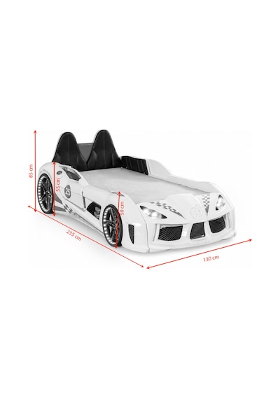 Setay Arabalı Yatak, Raceing Car V8 Full Ledli Koltuklu Arabalı Yatak - Kırmızı 100x190 Setay Arabalı Yatak, Raceing Car V8 Full Ledli Koltuklu Arabalı Yatak - Kırmızı 100x190