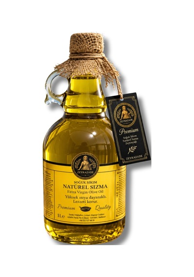 Zeyrazade Premium Erken Hasat Soğuk Sıkım Natürel Sızma Zeytinyağı 500 ML