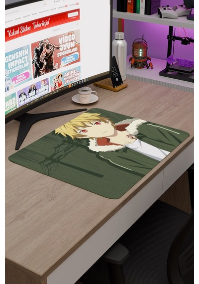 Noragami Kaymaz Dikişli Kauçuk Oyuncu Mousepad V5 - 48x40 Xl Gaming Mouse Pad Fare Altlığı