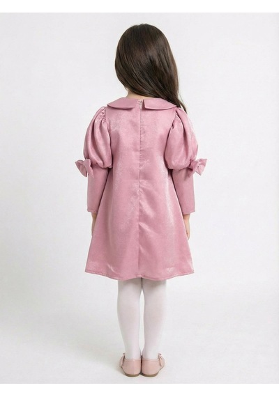 Xo Kids Kız Çocuk Elbise 1-6 Yaş 2915 Pembe