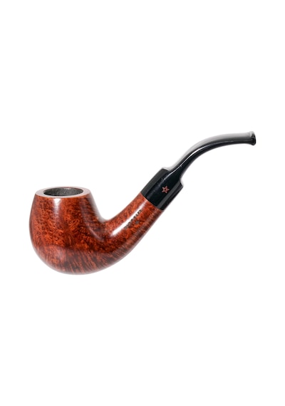 Şahin Kırmızı Yıldız Mod Pet D3 9mm. Filtreli Akrilik Saplı Pipo 237233