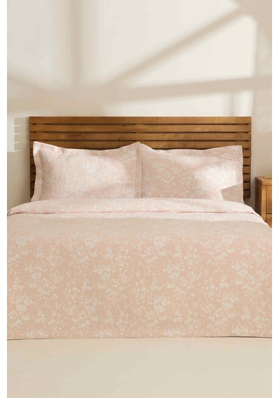 Kaşmir Home Eternal Çift Kişilik Yatak Örtüsü Takımı Rose