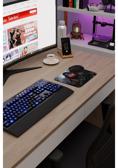 Fallout Kaymaz Dikişli Kauçuk Oyuncu Mousepad V4 - 22x18 Gaming Mouse Pad Fare Altlığı