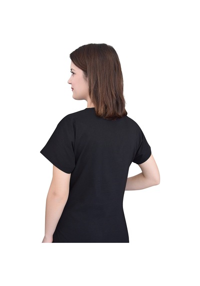 Unisex Siyah Likralı Tek Üst Forma Scrubs Siyah Siyah