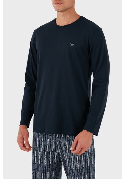 Emporio Armani Erkek Pijama Takımı Em000611 Af14994 Mb310 Mavi Mavi