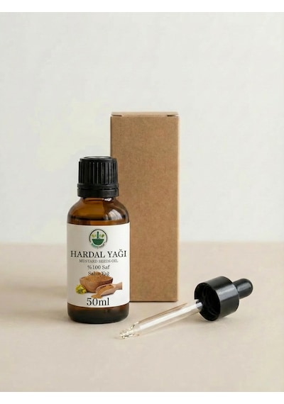 Soğuk Sıkım Hardal Yağı Hardal Tohumu Mustard Oil Brassica Juncea Saf Doğal 50 Ml 50 Ml