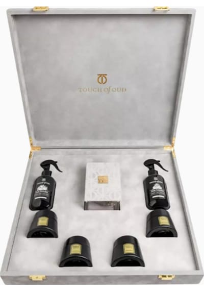Touch Of Oud The Luxe Oud Collection, Lüks Dukhoon, Oud Ve Ev Spreyi Hediye Seti Oda Kokuları Siyah Diğer