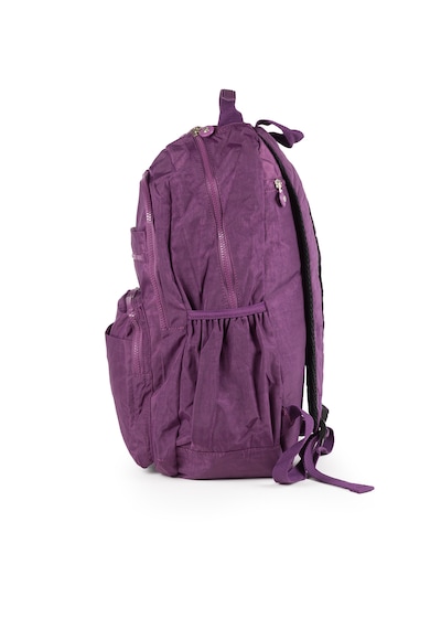 İmaks Büyük Boy 47 Cm Krinkıl Su Geçirmez Hafif Çok Gözlü Spor, Seyahat, Okul, Laptop Sırt Çantası 9-1b Mor