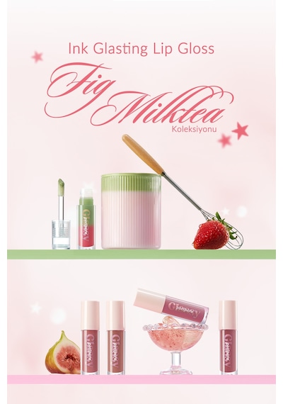 Dudaklara Dolgun Ve Işıltılı Görünüm Sunan Gloss Perıpera Ink Glasting Lip Gloss 18 Fig Milk Foam