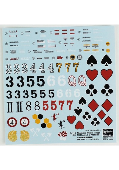 1/20 Axeknight Mk44 Ausf.b-2 Maketi, Hasegawa 64123