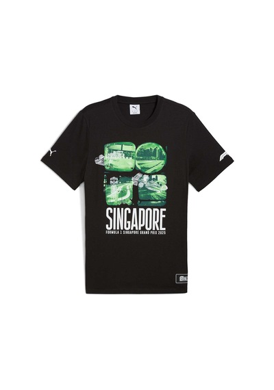 Puma Erkek Tişört F1 Singapore Tee 63023101 Siyah