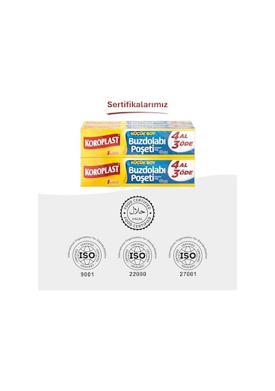 Küçük Boy Buzdolabı Poşeti 4x40lı