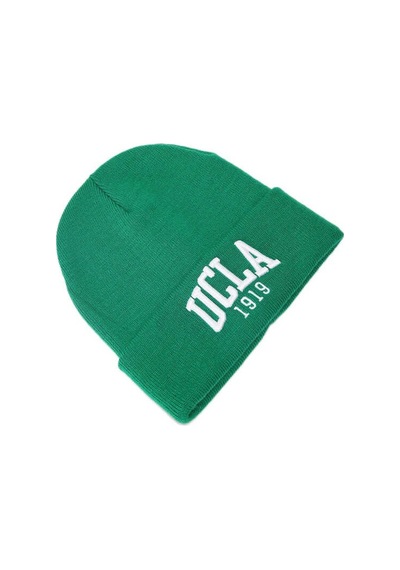 Ucla Lanıta Yeşil Bere Nakışlı - Unisex Bere Yeşil