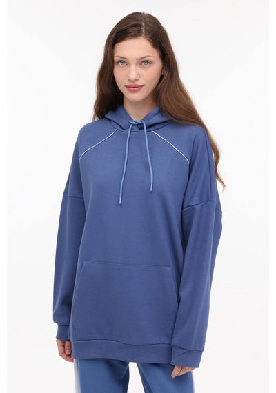 Lumberjack Wl Grace-yd 16ss129 4pr İndigo Kadın Sweatshirt 000000000101700983 Mavi