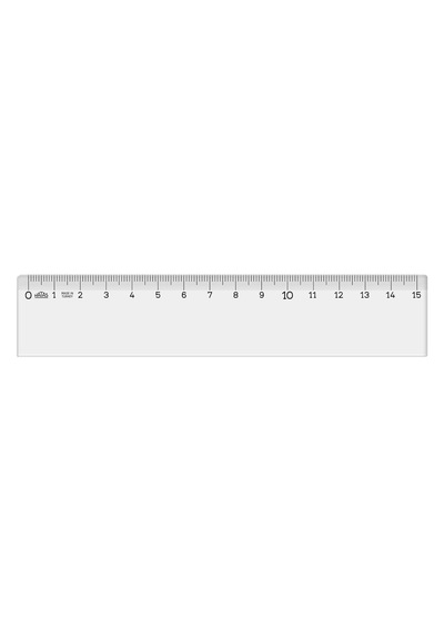 Hatas Şeffaf Cetvel 15cm Genel