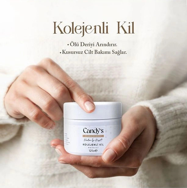 Candy'S Akne Ve Siyah Nokta Engelleyici Kolajen Kil Maskesi 125 G
