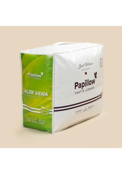 Papıllow Luxury Aloe Vera Yorgan 215x235 King Size Aloe Veralı Yorgan Açık Mavi