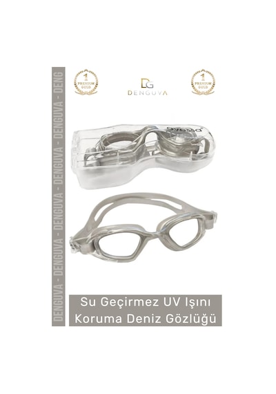 Premium Ayarlanabilir Kayış Su Geçirmez Uv Işını Koruma Silikon Plastik Antifog Kutulu Deniz Gözlüğü Çok Renkli