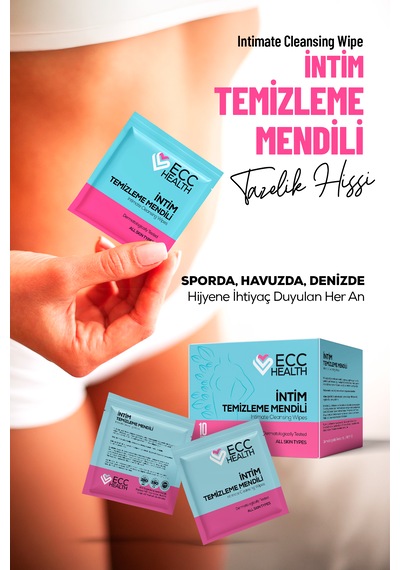 İntim Bakım Mendili 10'lu Paket - Genital Bölge Bakımı