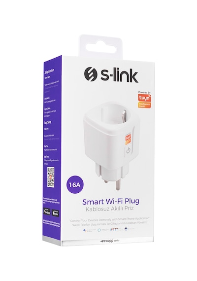 S-Link Swapp Sl-01 16 Amper Wifi Tuya Destekli Akıllı Priz