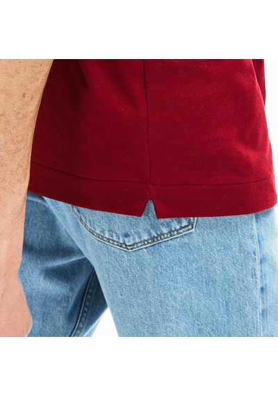 Lacoste Erkek Classic Fit L.12.12 Bordo Polo Yaka Tişört Bordo