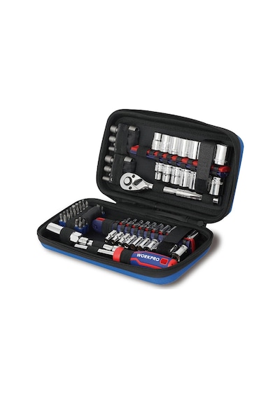 Workpro Wp209006 84 Parça 3/8 1/4 Cr-v Metrik/inç Profesyonel Lokma Ve Bits Uç Takımı