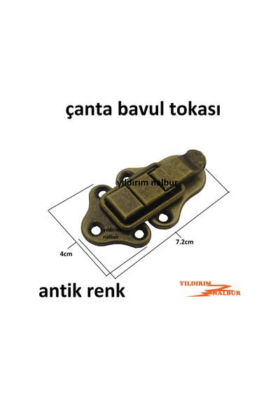 Çanta Tokası Antik Renk Büyük Bavul Kilidi Dolap Kilidi Mandallı Çanta Tokası Antik Renk Büyük Bavul Kilidi Dolap Kilidi Mandallı