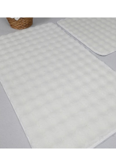 Zebra Casa Bonny 2 Li Pelüş Banyo Paspası Krem