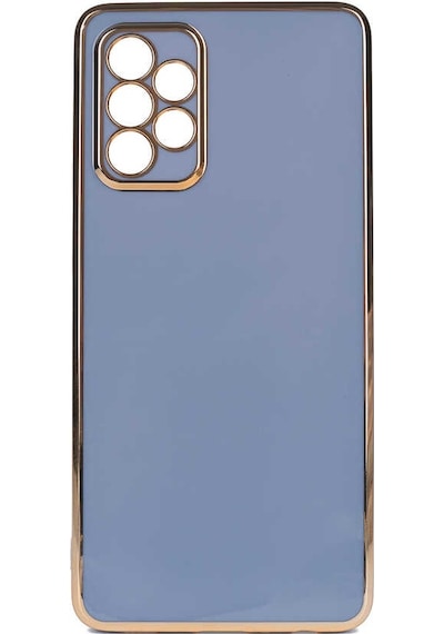 Zore Galaxy Uyumlu A72 Kılıf Bark Kapak - Mavi Açık Mavi Açık